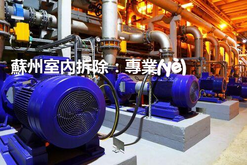 蘇州室內拆除：專業(yè)高效，安全環(huán)保一站式服務